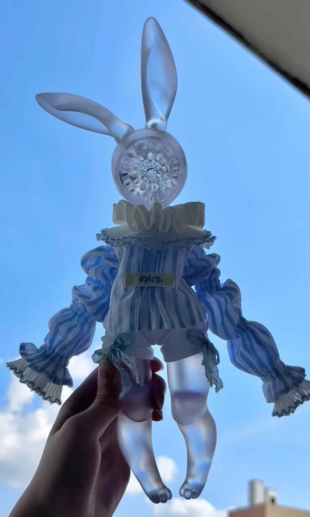 new model sd BJD doll  1/6 yinmiantu transparent fashion animal mask Rabbit high quality doll