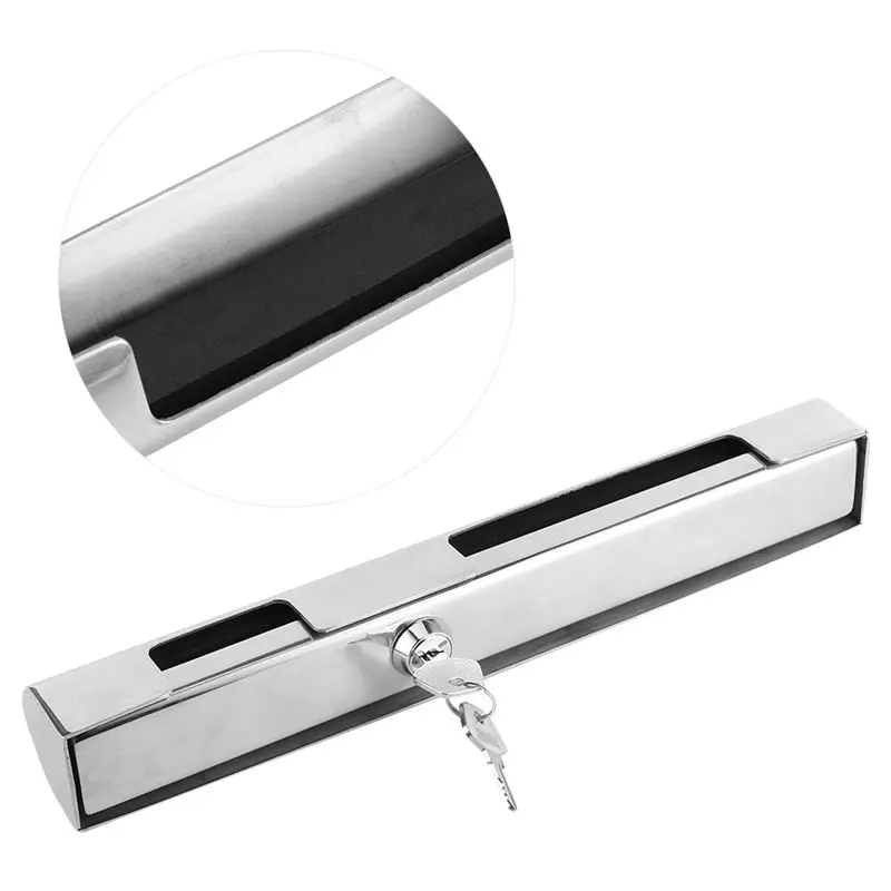 NEW HOT In Stock-Universal Boat Accessories: Stainless Steel Outboard Motor Lock With Adjustable Clamp Slot