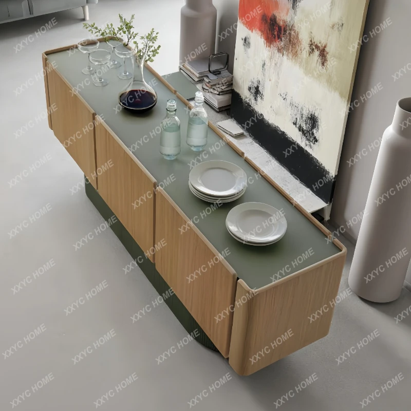 

Тумба для столовой ML в стиле лайт-люкс, тумба для прихожей, простой шкаф для хранения вещей в спальне