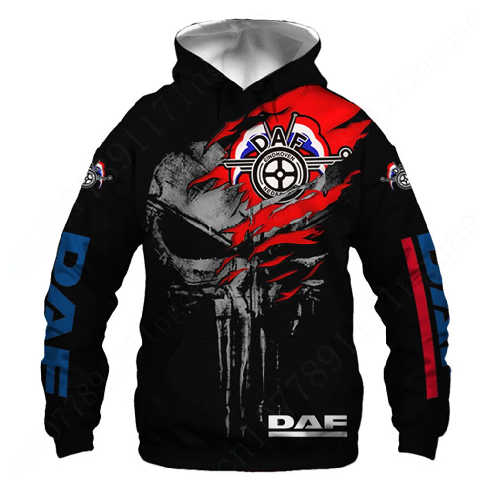 

DAF Unisex Clothing Harajuku Hoodies For Men Women Casual 3D Printing Sweatshirt Anime Zip Hoodies Essentials Pullover Top