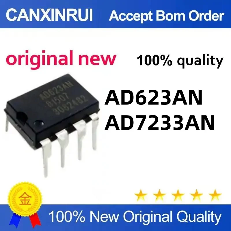 

AD623 623AN 623ANZ AD7233AN ANZ DIP8 Original Instrument Amplifier Chip