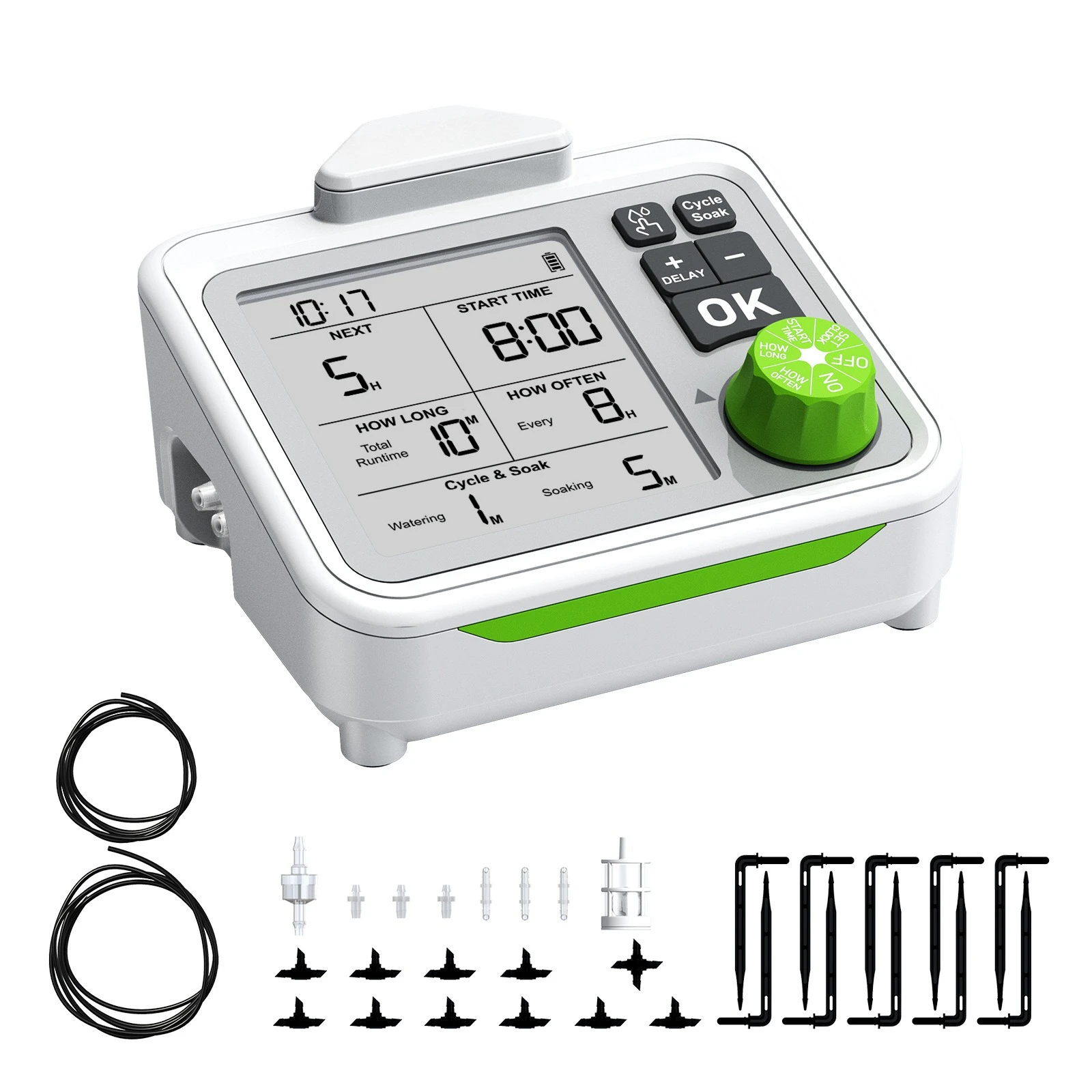 Solar intelligent irrigation controller