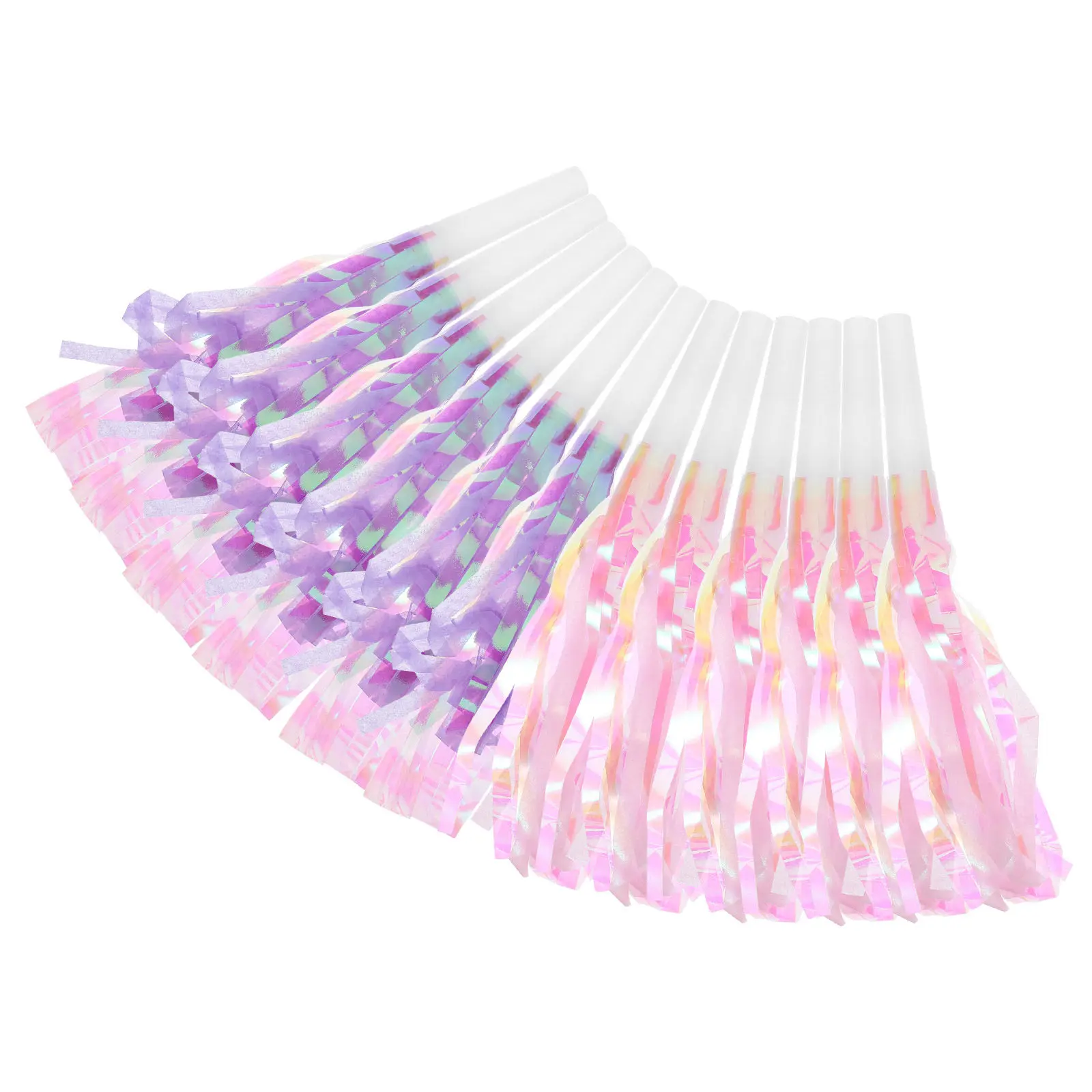 12Pcs Party Blowers Noisemakers Colorful Blowout Whistles Birthday Horns Funny Noise Makers Party Blowers Noise Makers