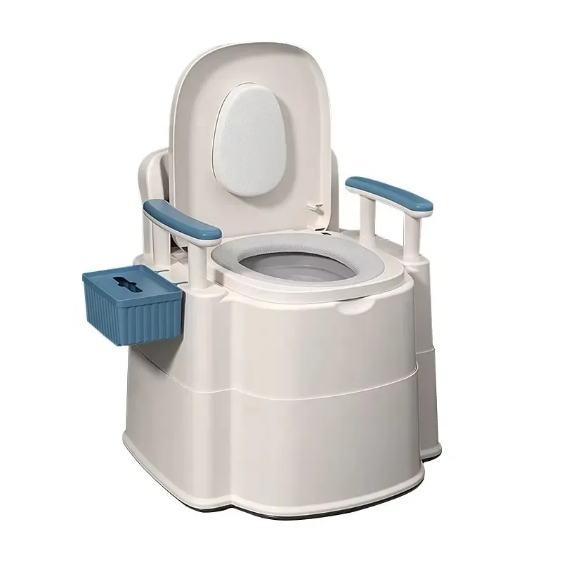 Outdoor Mobile Toilet 20L 10L Capacity Automatic Flush Camping Portable Chemical movable Toilet