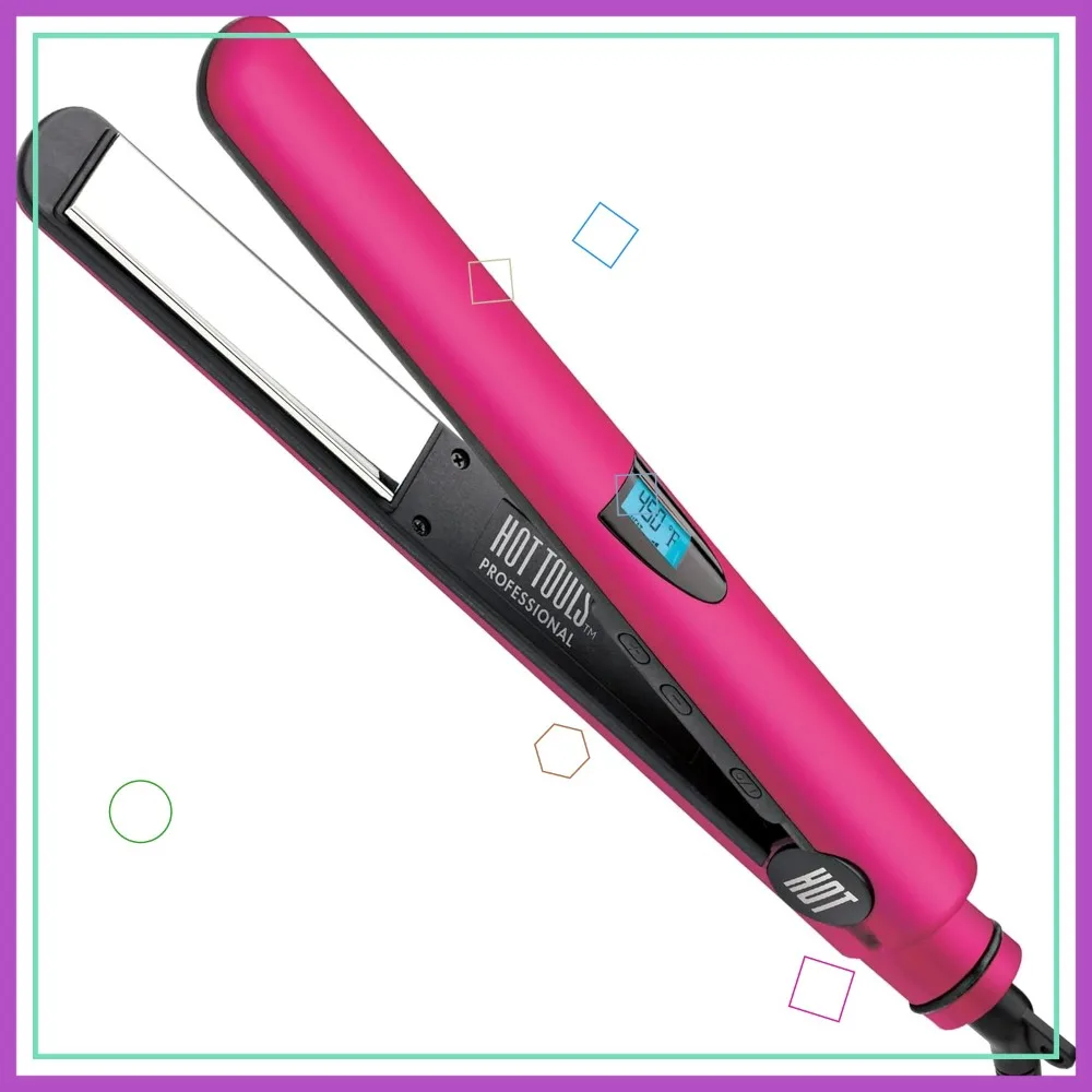 Pro Titanium Flat Iron: One Pass, Micro Shine Styles for All Hair Types