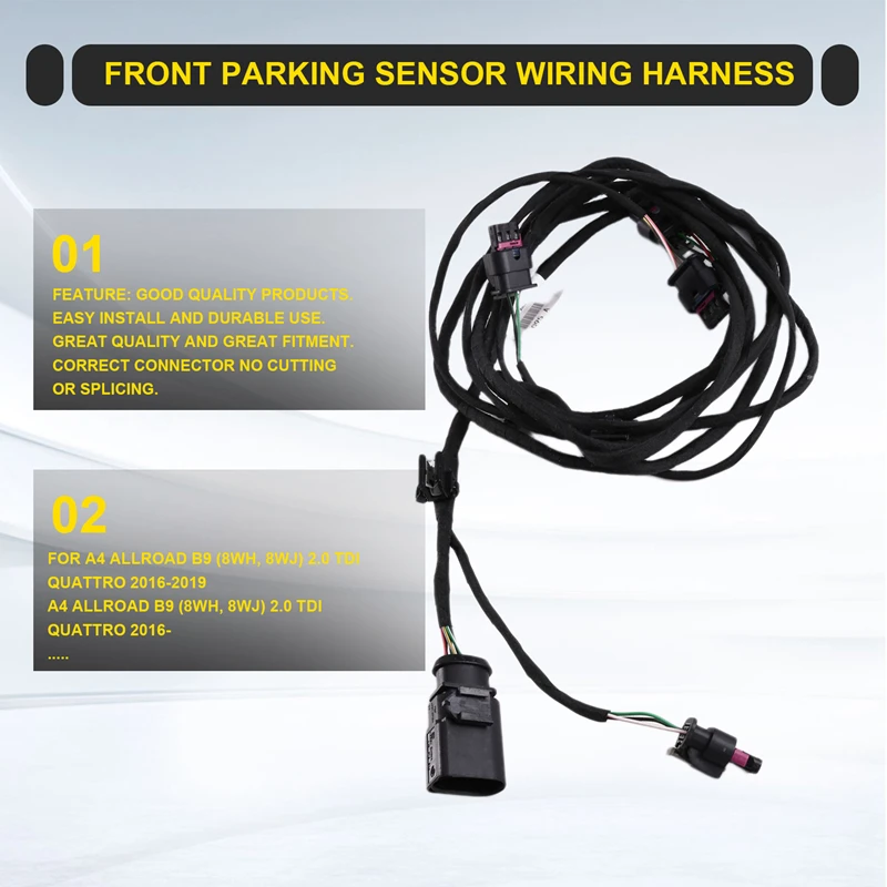 Super Sale Front Parking Sensor Wiring Harness for Audi A4 1.4 TSI 2018-