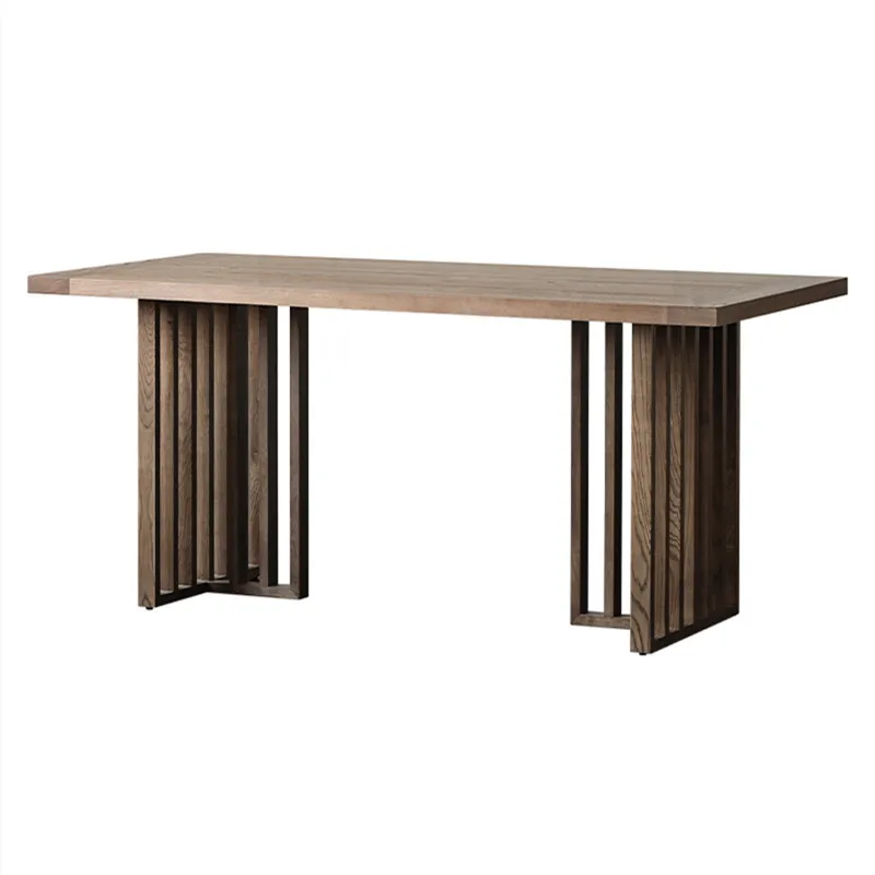 

Customizable French solid wood dining table retro European style