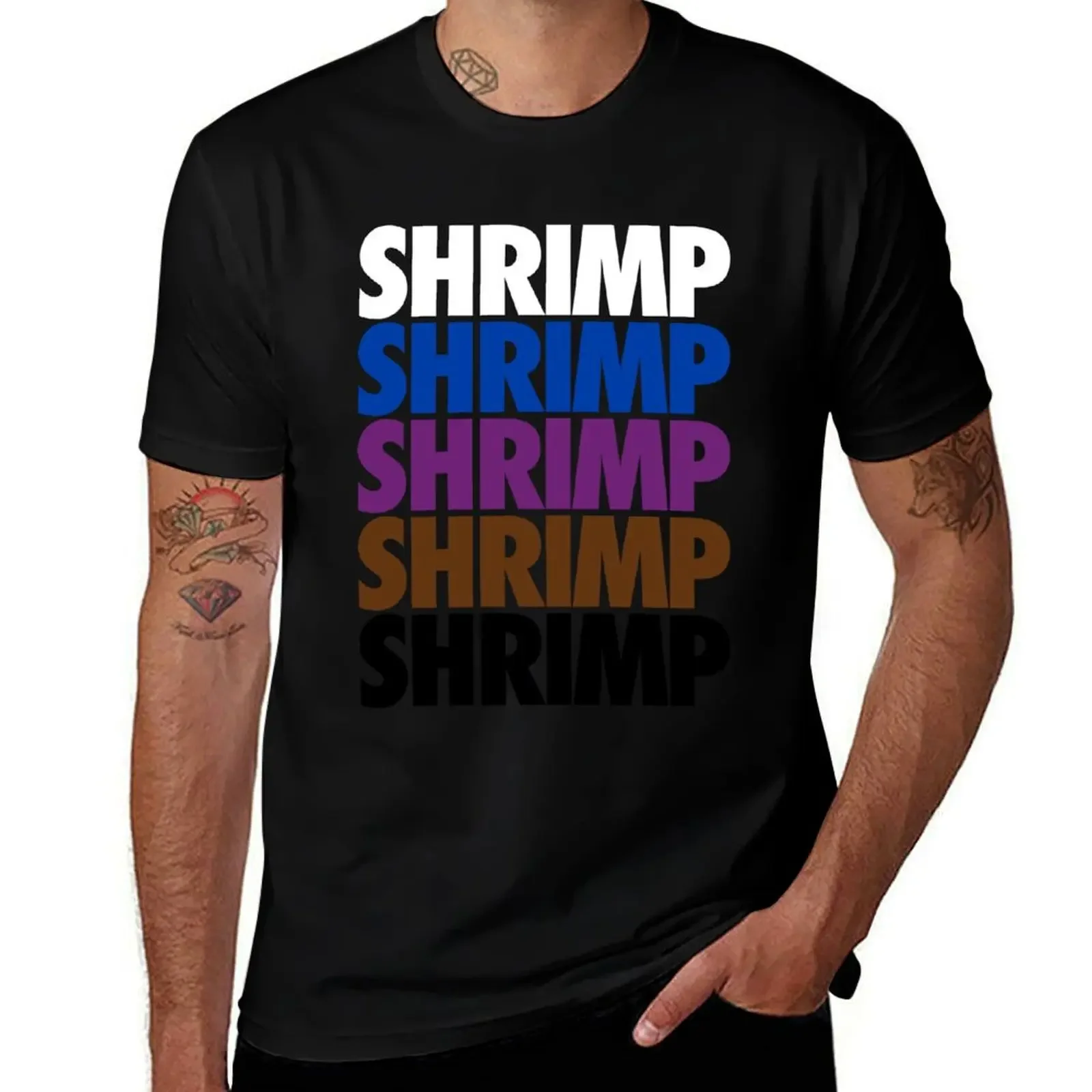 Shrimp BJJ Belts Repeat T-Shirt fashion shirts man t shirt plus size clothes mens graphic t-shirts