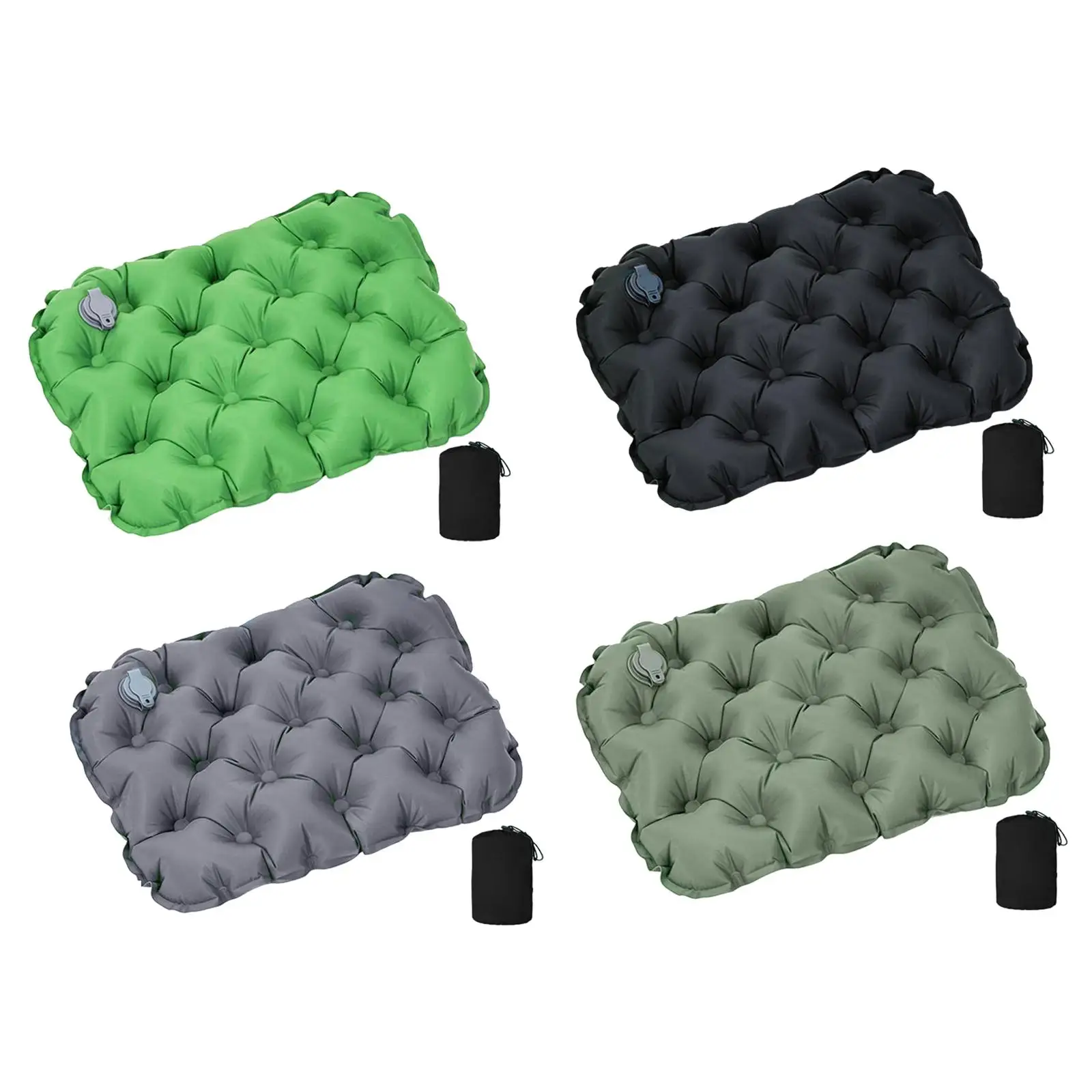 Inflatable Seat Cushion Portable Soft Air Cushion for Floor Fishing Picnics