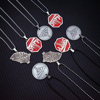 The Last Of Us Necklace for Women Men Firefly Logo Game Metal Necklaces Ellie Tess Jewelry Pendant Chains Choker Collares Charm