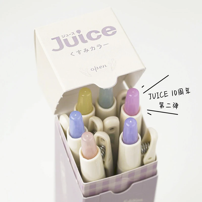 PILOT Pen 10th Gel Pen Anniversary Limited Edition Juice Pen Retractable 0.5mm Journaling Doodling Painting Drawing Stationery