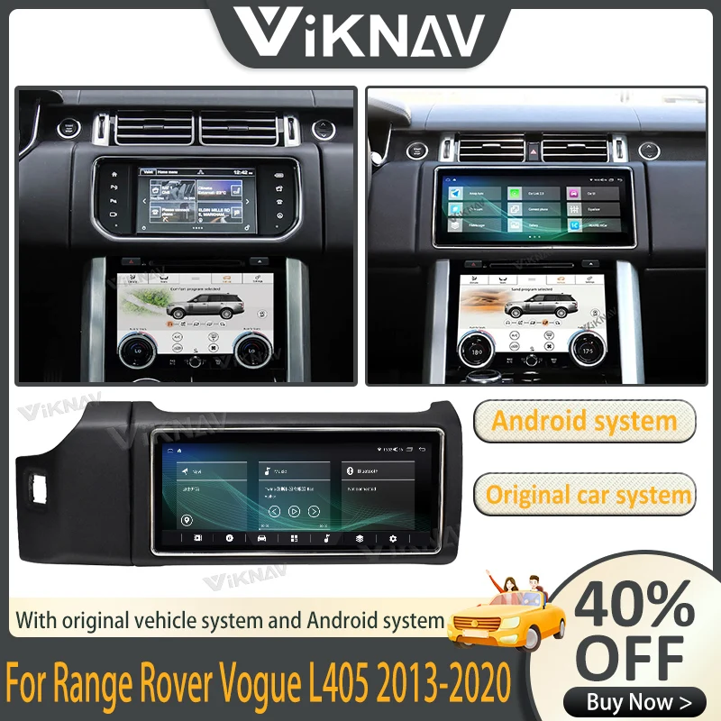 

Автомагнитола Android для Range Rover Vogue L405 2013-2020, вертикальный экран, GPS-навигация, мультимедийный плеер и экран панели переменного тока