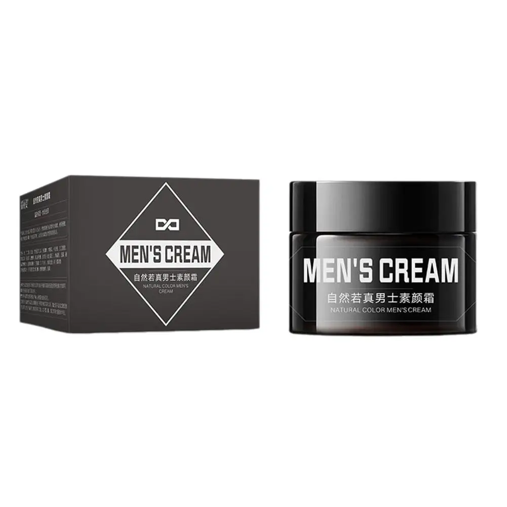 Mannen Toning Bb Cream Waterdichte Hyaluronzuur Hydraterende Olie Controle Concealer Verheldering Huidskleur Voor Mannen 50G P1c1