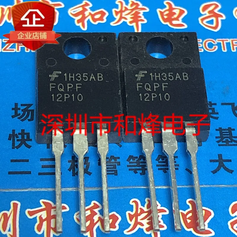 5 pieces FQPF12P10  TO-220F -100V -8.2A