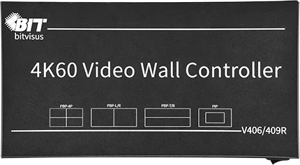 Multi-Function Rotating Splicing Processor BIT-VWC-409R Bitvisus Brand 5 Input 9 Output Video Wall LED Reality Horizontal Screen