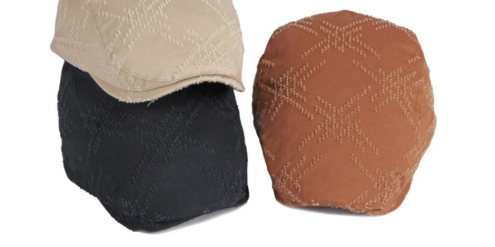 HT4659 Baskenmütze für Herren und Damen, Frühling/Sommer, Vintage-Sonnenmütze, Künstler-Baskenmütze, Unisex Ivy Flat Cap, Verstellbare Herren-Baskenmützen – Detail 4