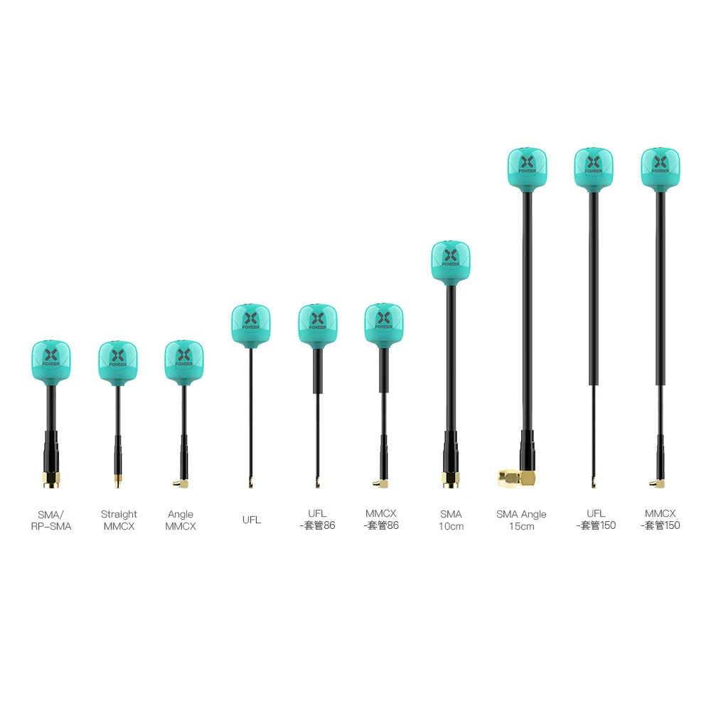 2PCS Foxeer Lollipop 4 Plus 4+ FPV Antenna 5.8G 2.6Dbi Omni Antenna RHCP LHCP SMA MMCX UFL For RC FPV Long Range Racing Drone thumbnail 4
