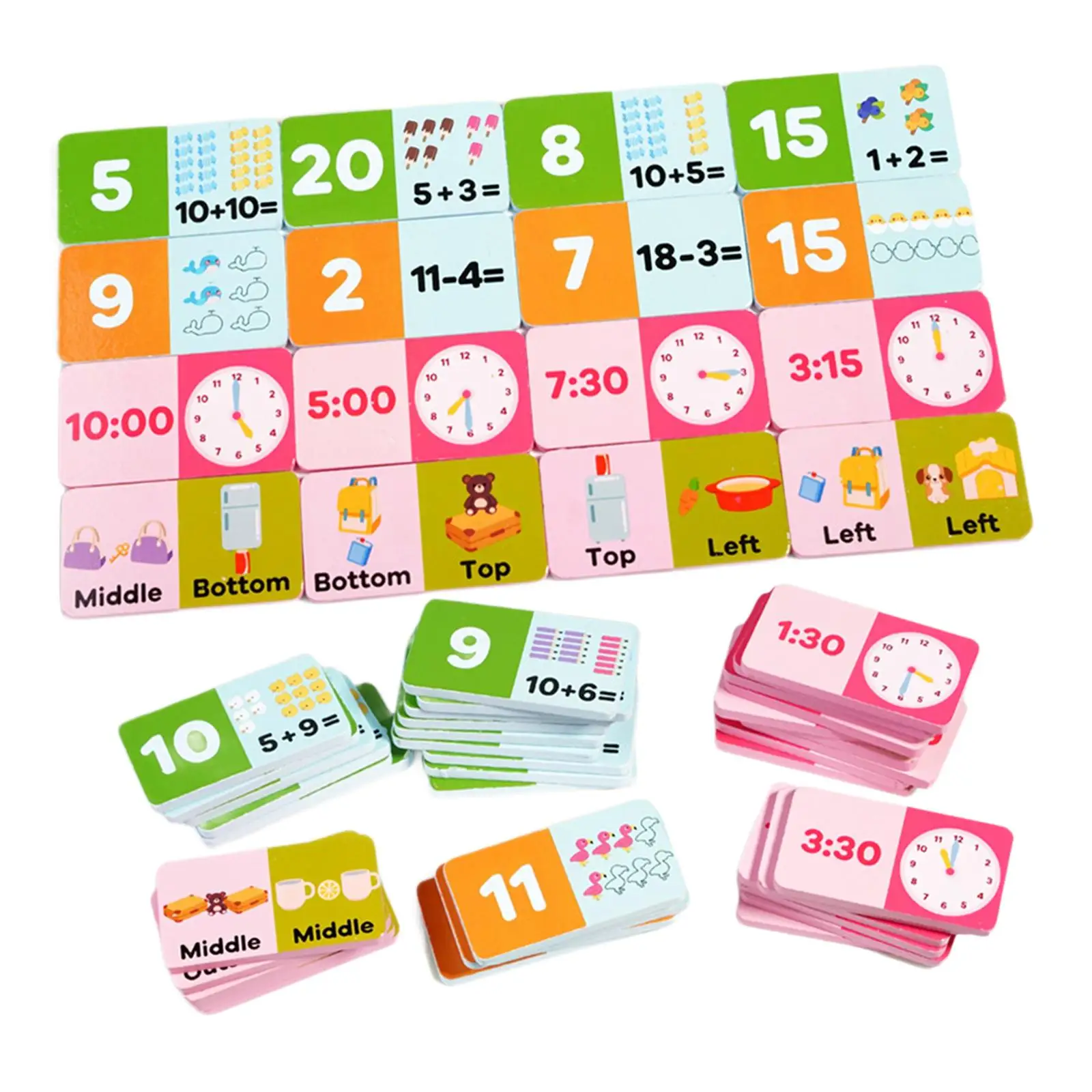 Math Game Busy and Entertained with Storage Bag Sensory Development Preschool Learning Toy for Child Boys Kids Student Girls