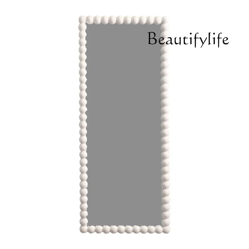 M Nordic Full-body Mirror Clothing Store Fitting Floor Mirror American Floor-to-ceiling Wall-mounted Large Mirror Special-shaped