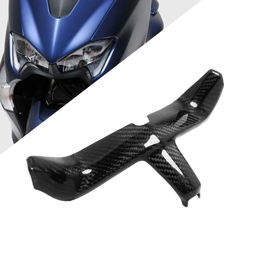 Black 1pcs Front Lower Cover Carbon Fiber Black Kit Fit For Yamaha TMAX 530/ 560 2017 2018 2019 2020 2021 Motorcycle Accessories