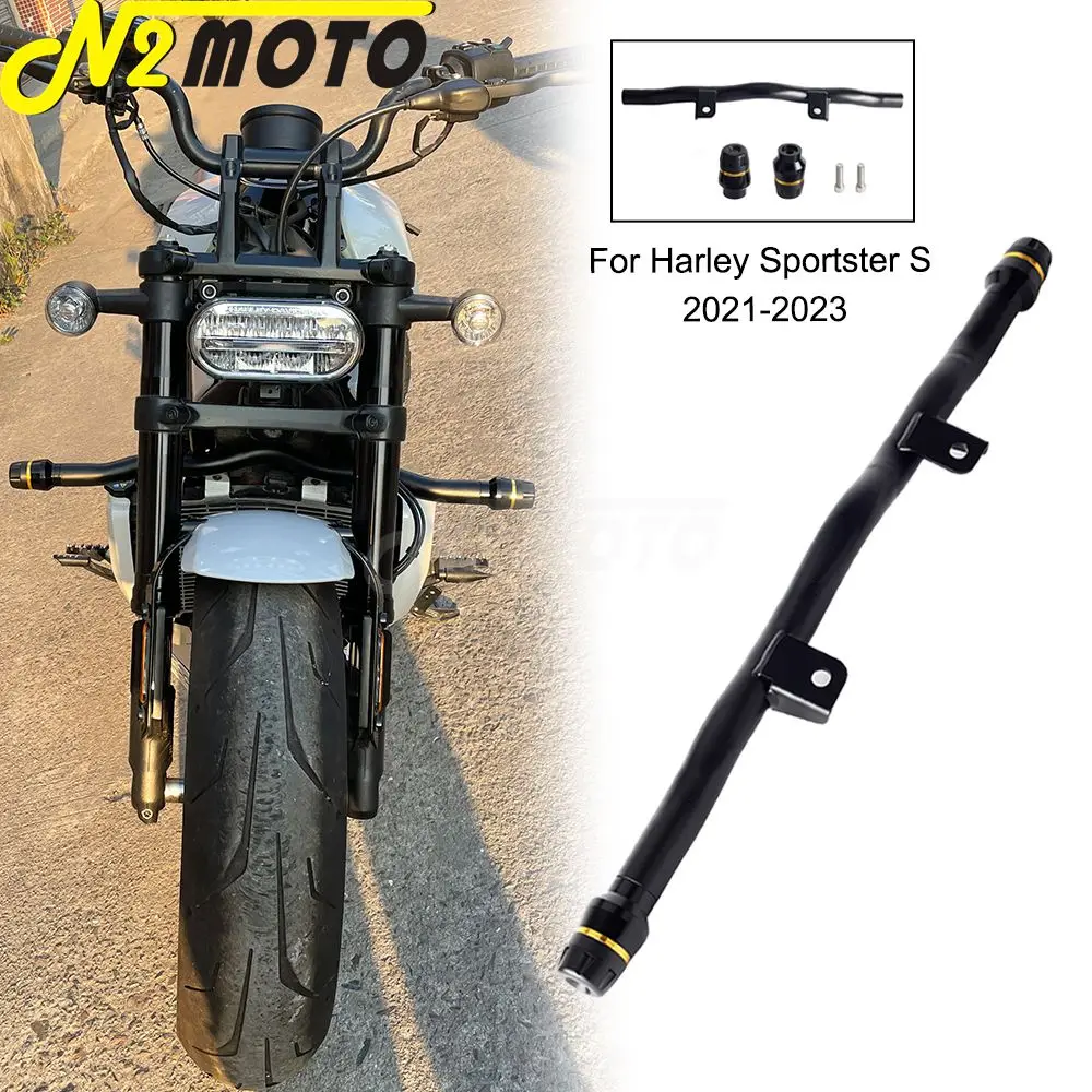 

RH1250S Passenger Peg Front Highway Engine Guard Crash Bar Fall Protector For Harley Sportster S RH 1250 S 2021-2023 Accessories