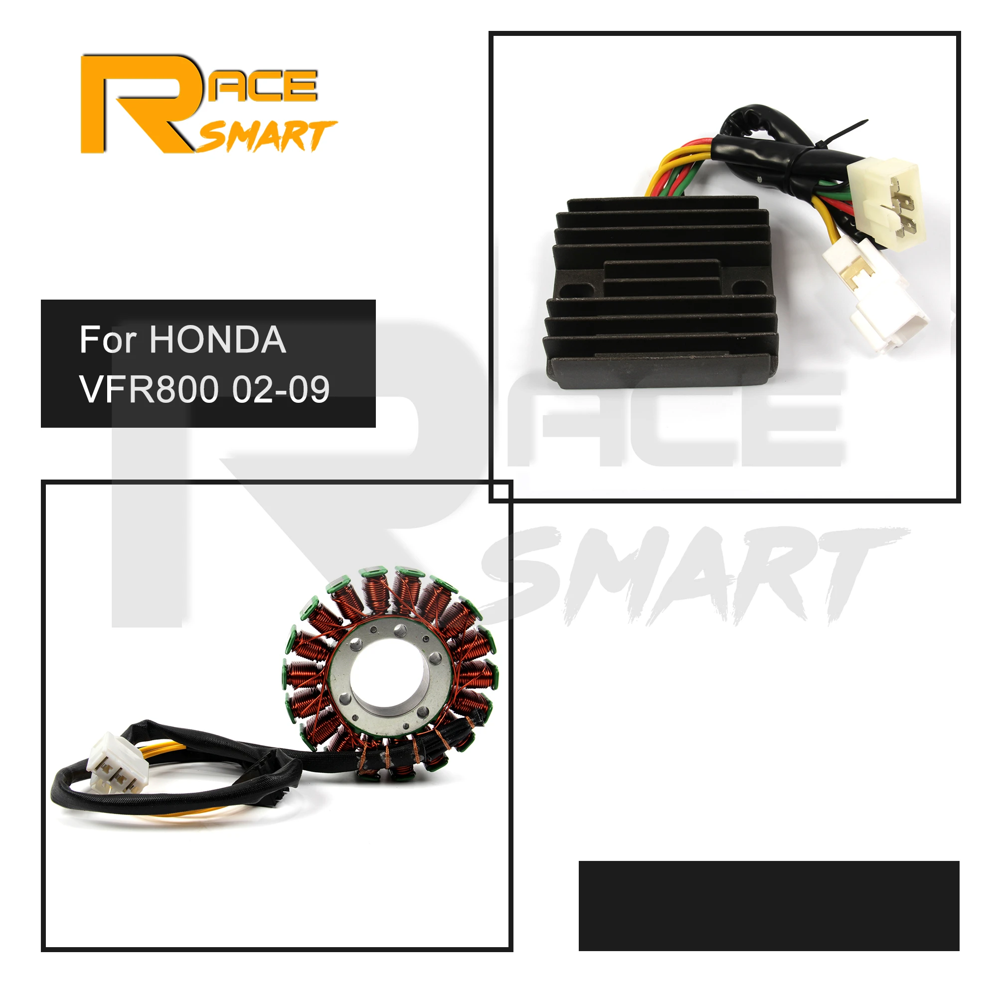 

For HONDA VFR800 2002 - 2009 Wires Motorcycle Voltage Rectifier Regulator Rectifier Motor Mercury Generator Stator Coil Comp