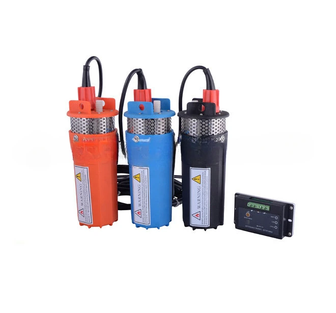 Vertical electric micro DC solar submersible pump High lift pumping pump Deep well water intake lift up to 70 meters