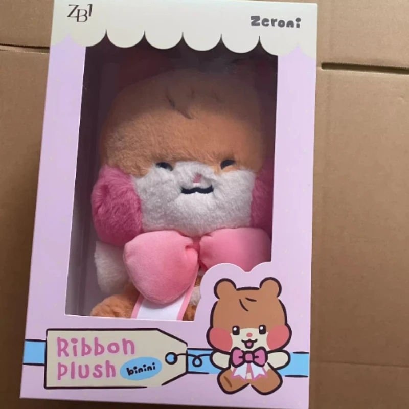 

Genuine Zeroni Ribbon Pink Bow Series Plush Zb1 Cape Pendant Keychain Heart-Shaped Zhanghao Hanbin Ricky Birthday Gift