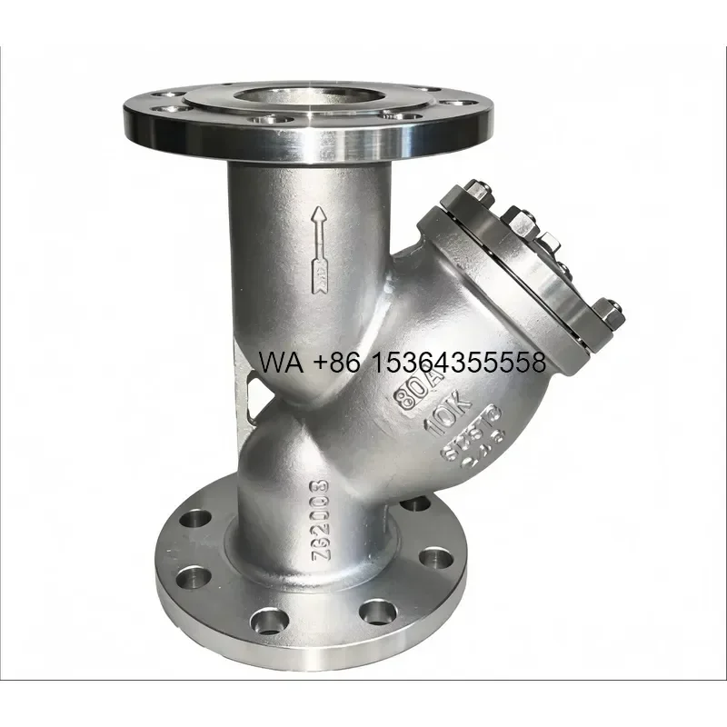 Wmwmnu for JIS Flanged Y Strainer SS304 Stainless Steel Y Strainer DN15-DN150