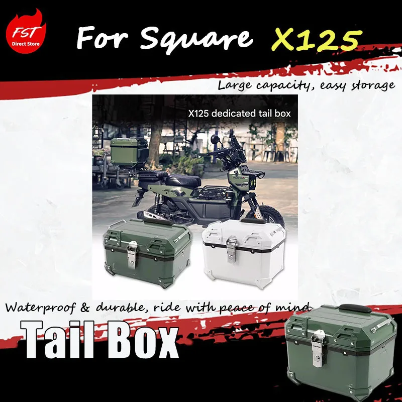 

Водонепроницаемая и противоугонная подножка для заднего отсека специализированного скутера SquareX125.