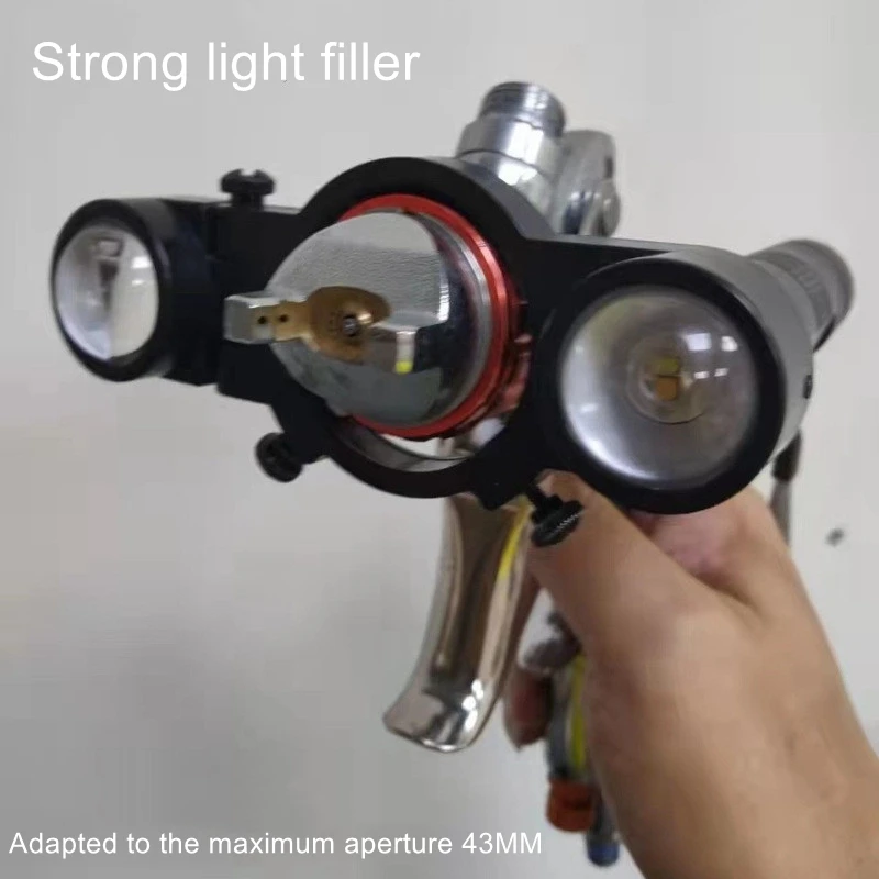 Paint spray gun lighting spray paint tools automotive sheet metal spray gun special fill light gas spray paint gun rechargeable