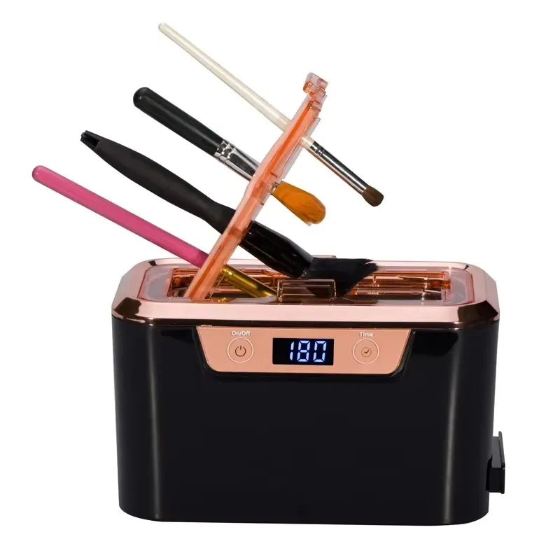 Ultrasonic Makeup Brush Cleaner Electric Cleaning Machine for Beauty Salon and Household Use