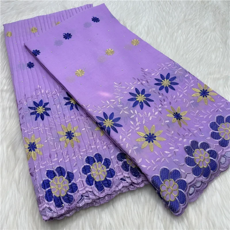 

10-ярдовая швейцарская вуаль, сухая кружевная ткань, лафая, вышивка, африканский 100% хлопок, популярный стиль в Дубае, материал для вечеринки 27L592902