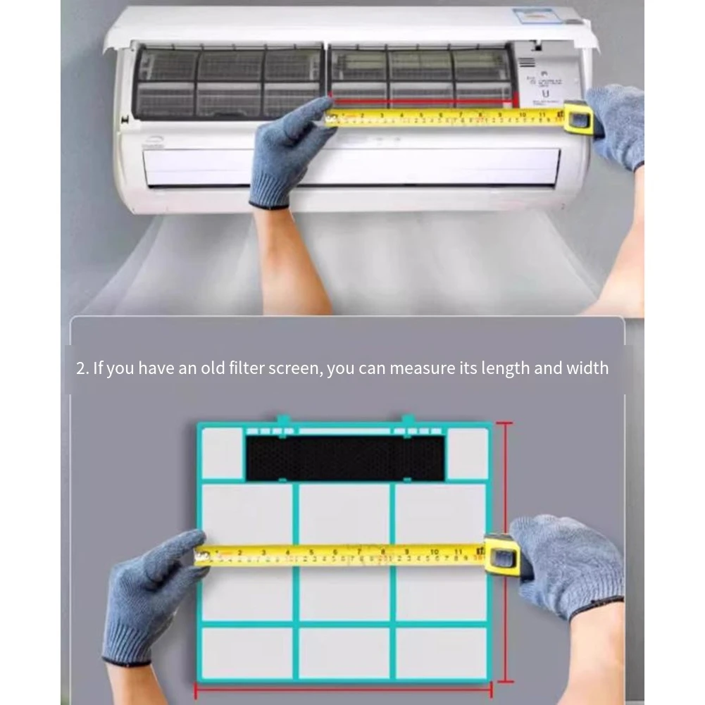Efficient Air Filtration Indoor Unit Dust Filter Air Conditioning Maintenance Compatible Air Conditioner Filter