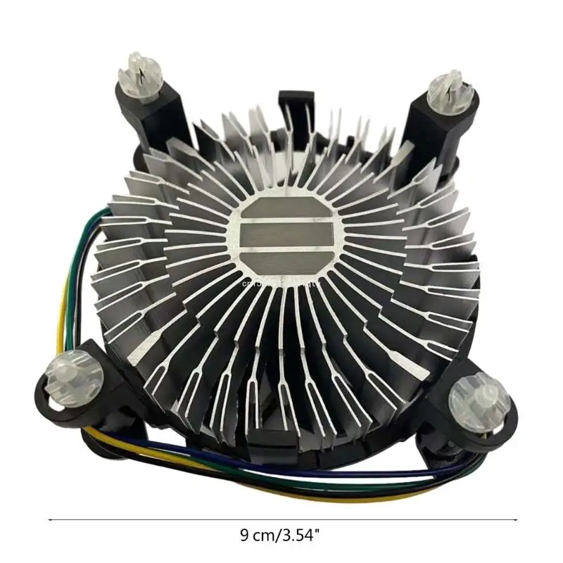 Quiet 90mm CPU Air Cooler Fan for Intel 775/1150/1155/1156 Customizable Radiator Dropship