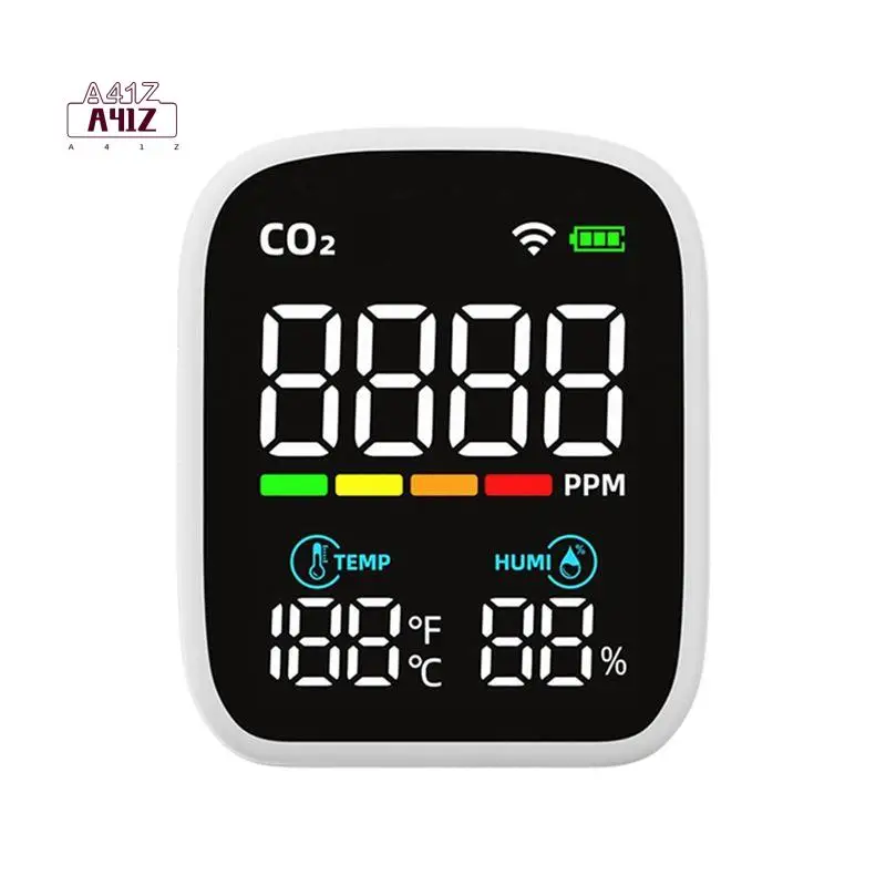 

A41Z-1Set Carbon Dioxide Monitor NDIR Sensor Air Quality Monitor Carbon Dioxide ABS Co2