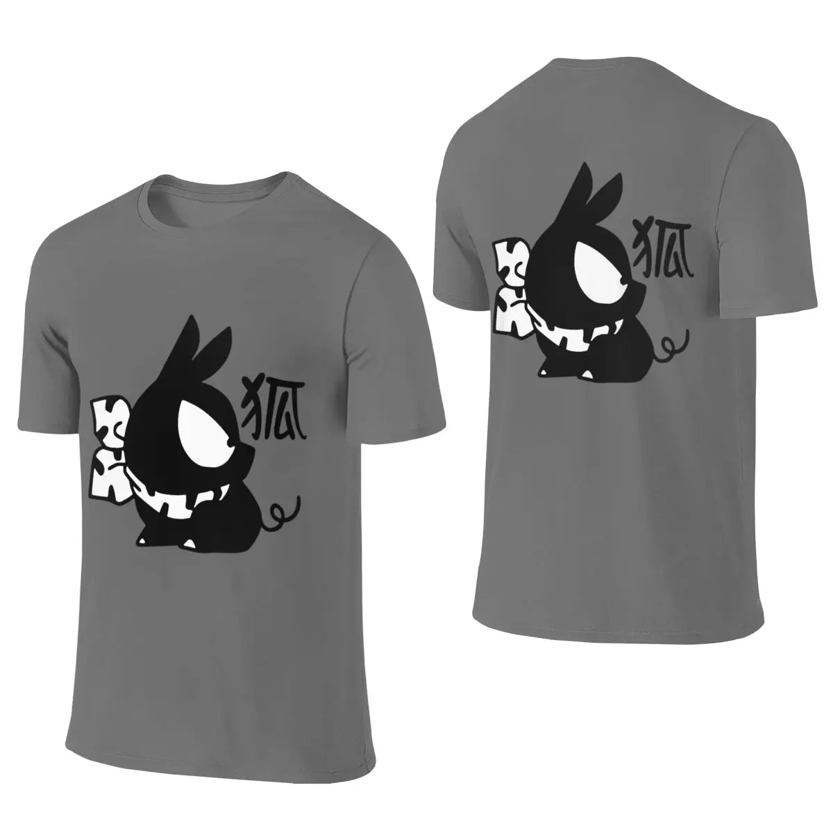 P-chan Pig Kanji Ranma 1 2 Unisex Reversible T-shirt Simple Commuting Quick-Drying Shirt