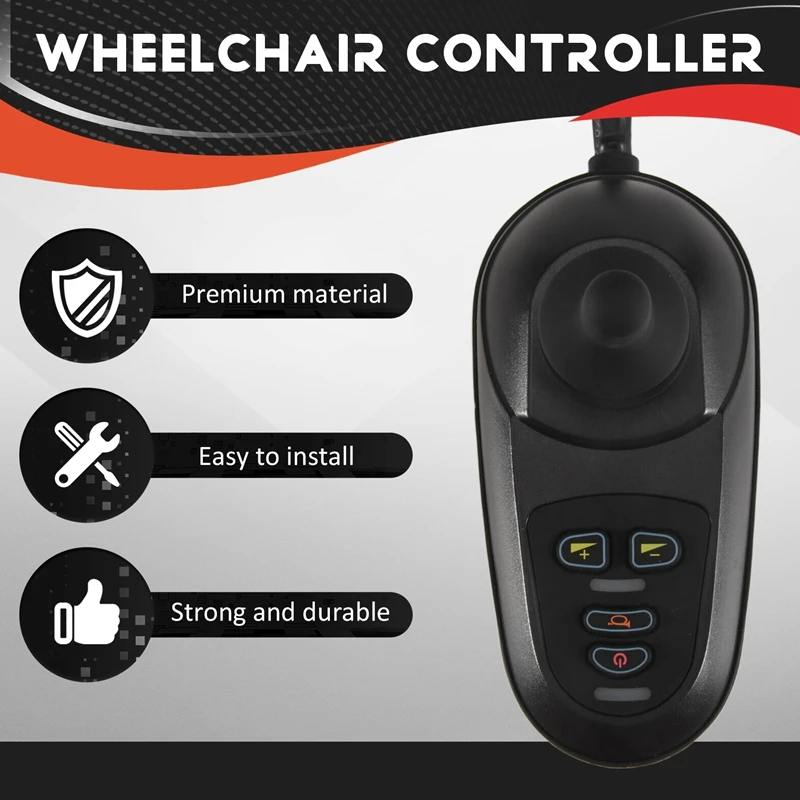 A76F-24V 50AMP Power Wheelchair Controller Joystick With USB Port Replacement For PG VSI
