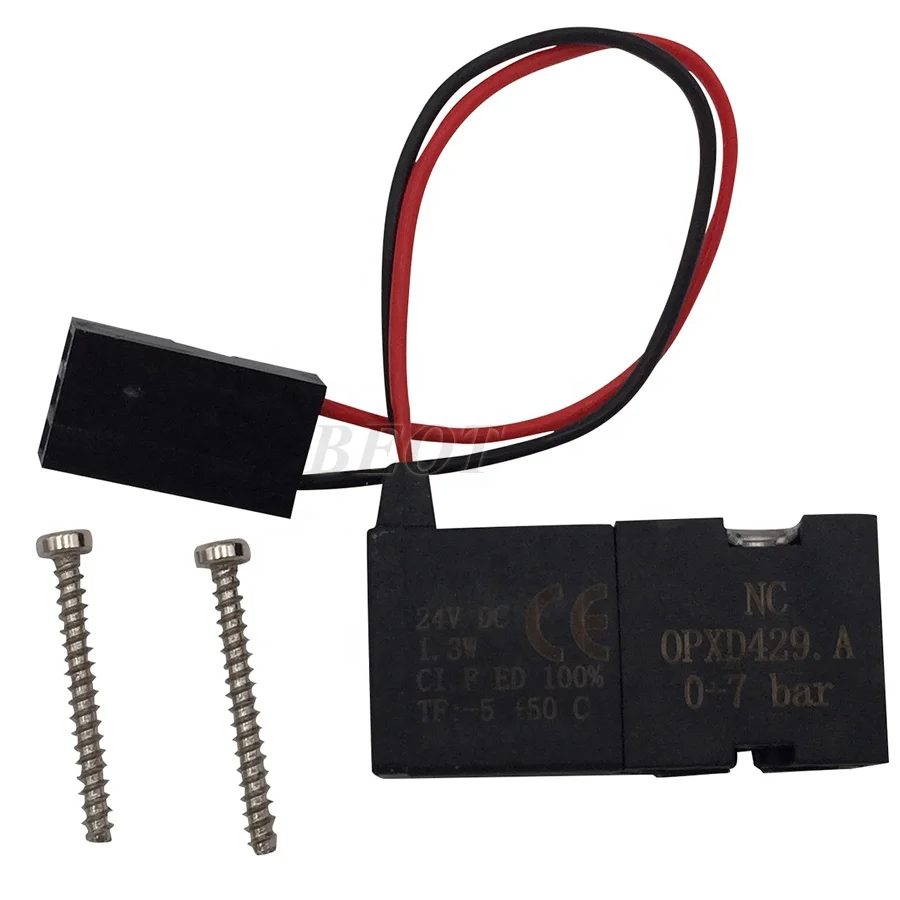 OPXD429.E/OPXD429.A 10 mm miniature solenoid valve for schifflis or embroidery machines
