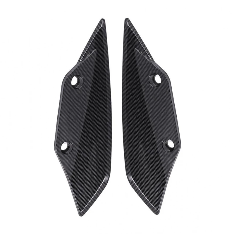 For -BMW S1000RR 2009 - 2014 Carbon Fiber Front Aerodynamic Winglets Windshield Fairing Wing Cover Panel