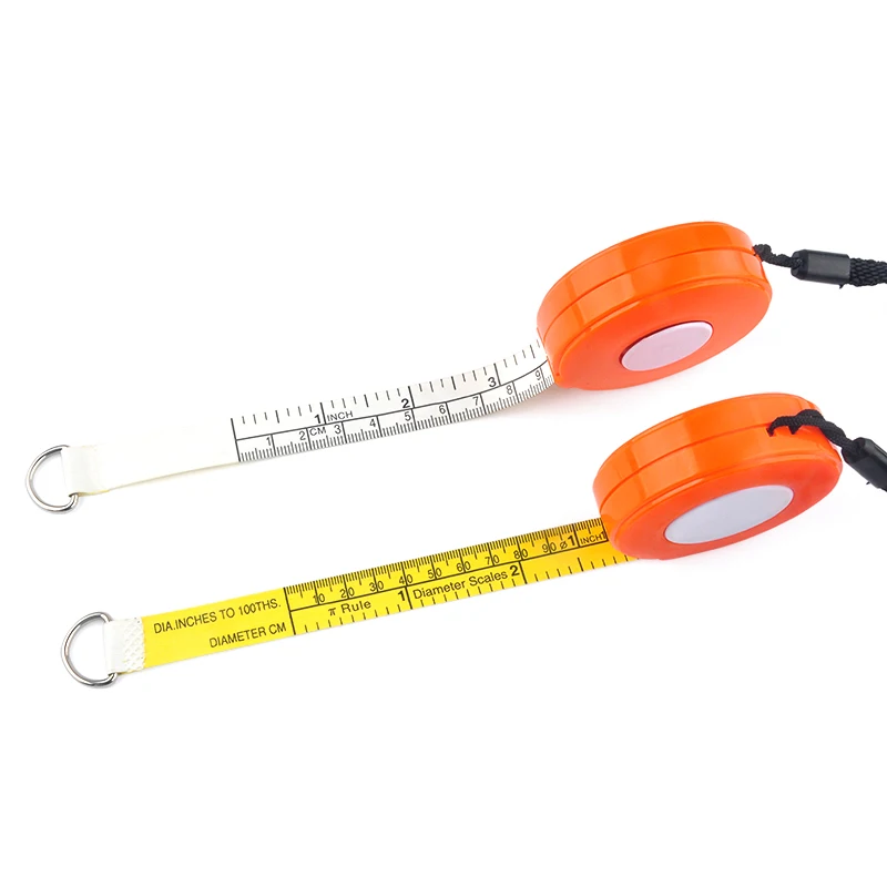 Imagem -03 - Wintape Portátil Drastring Tape Measuring Árvore Circunferência Fita m de Diâmetro 100pc