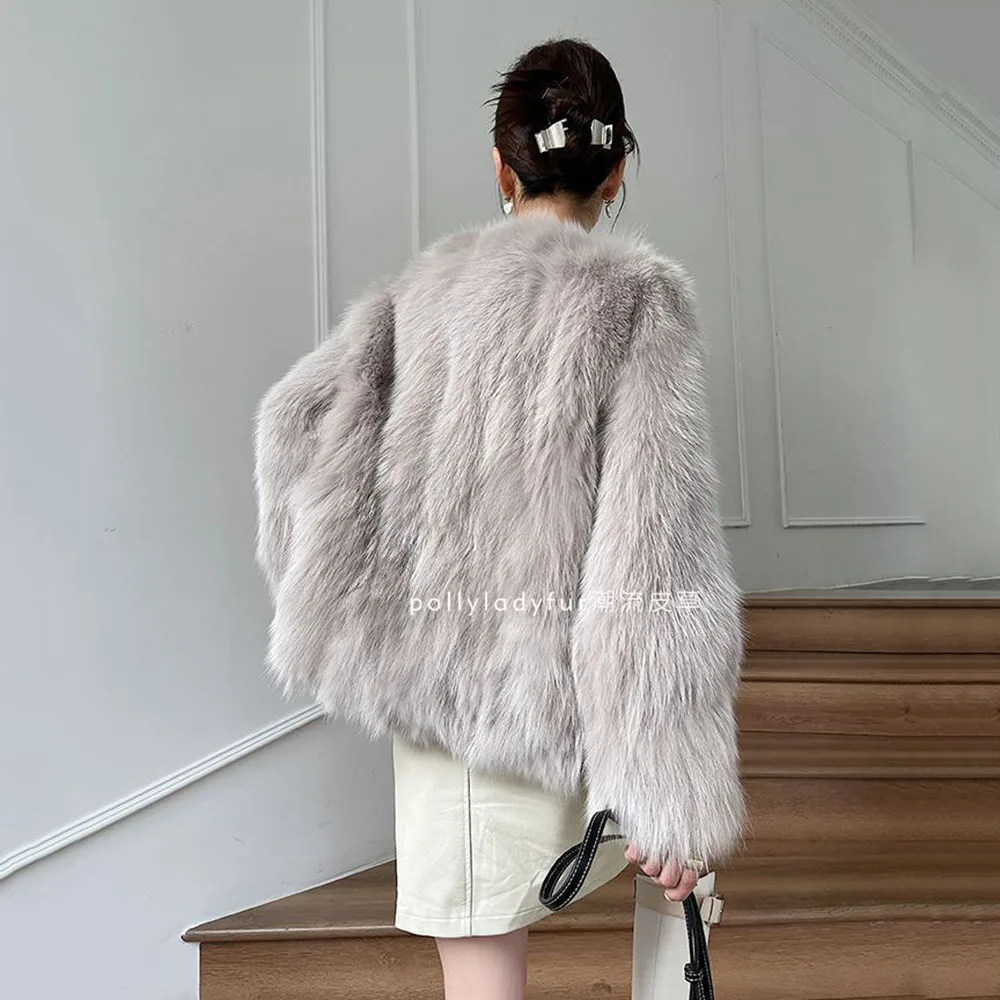 New Temperament In Autumn And Winter Korean Version Of Joker Mao Mao Top Loose Fur Fashion Ladies Plush Coat Female Tide.