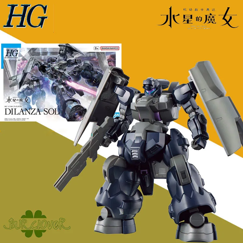 

Bandai Original MODEL KIT GUNDAM HG 1/144 THE WITCH FROM MERCURY DILANZA SOL Anime Action Figure Assembly Model Toys