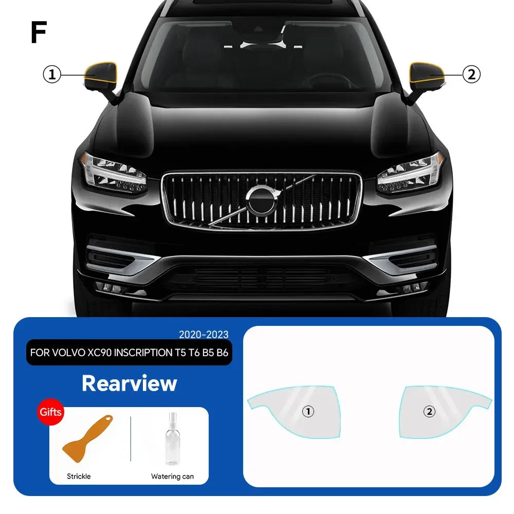 for Volvo XC90 INSCRIPTION 2020-2023 T5 T6 B5 B6 Car Transparent Pre Cut PPF Paint Protection Film TPU Headlight Film Accessorie