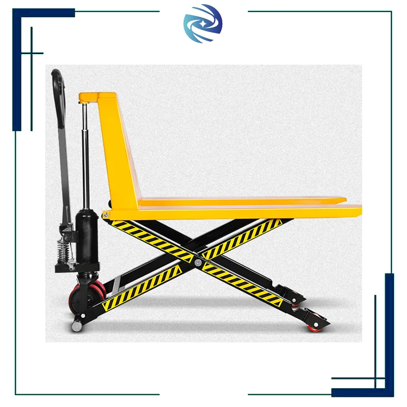 500kg 1Ton Heavy Duty Scissor Lift Lift Table Hydraulic Trucks 2 In 1 Lifting Table Pallet Truck