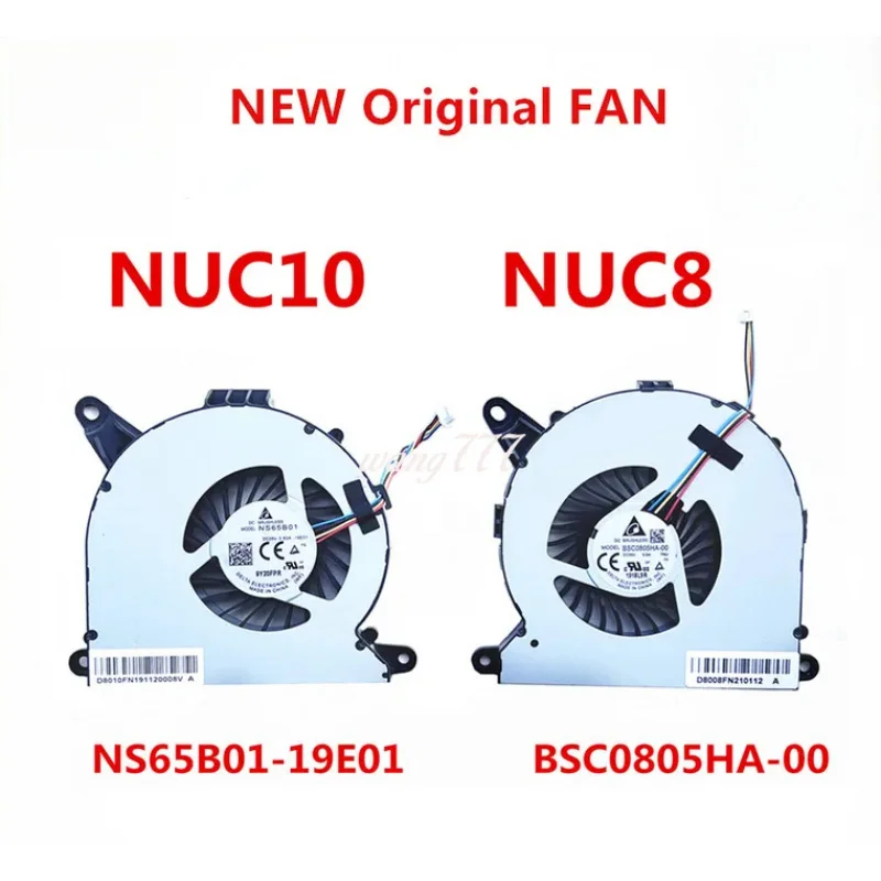 New Laptop/Notebook CPU Cooling Fan For Mini PC Hades Frost Canyon NUC8 NUC8i7BEH NUC10 I3 I5 I7 BSC0805HA-00 DEF NS65B01-19E01