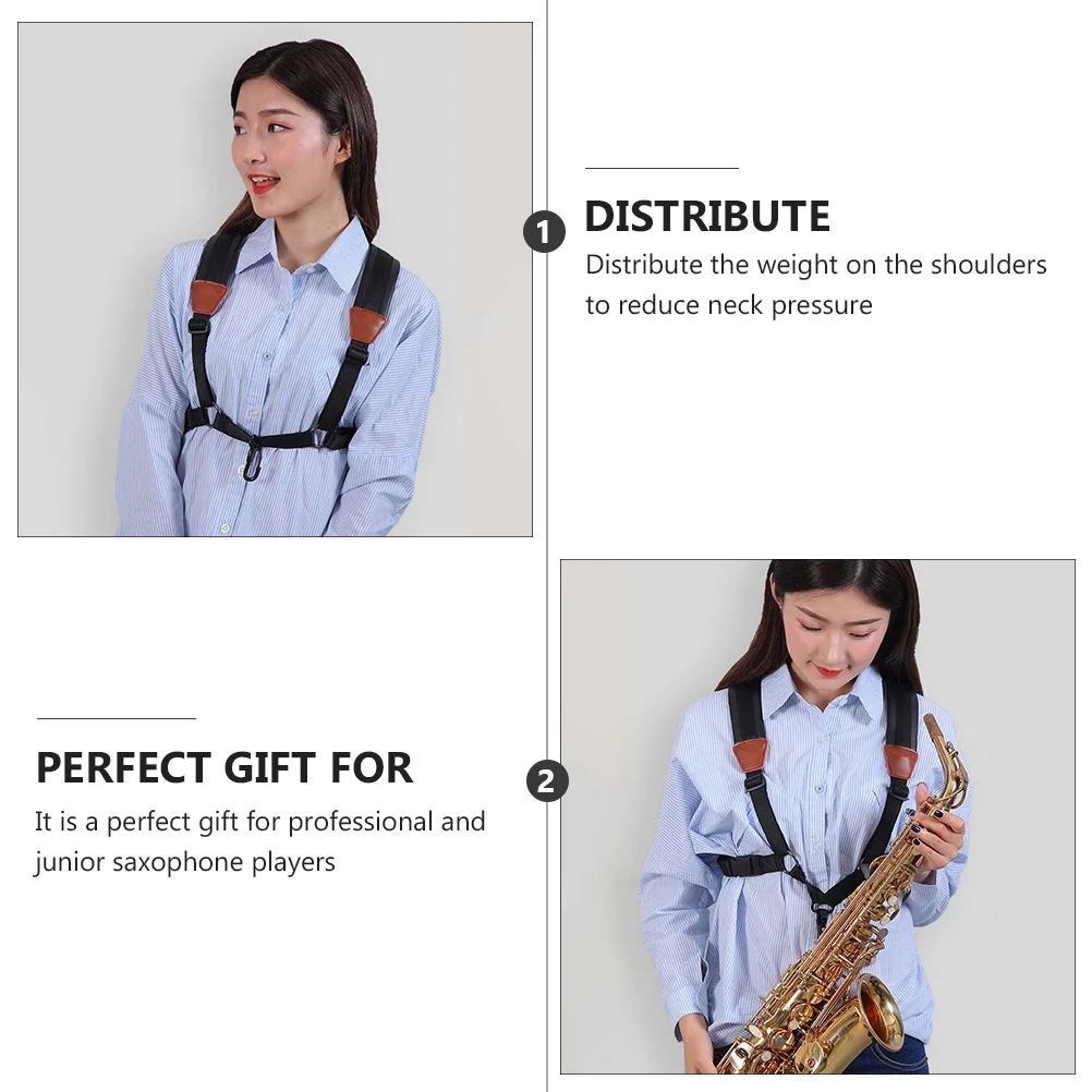 

Padded Double Shoulder Harness Strap Quick Release Design Breathable Mesh Lining Comfortable Support Belt for Professional