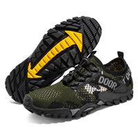 Men Aqua Shoes Plus Size 38-46 Quik-Drying Water Sneakers Men Outdoor Sport Shoes Hollow Fly Weaving Breathable Summer Footwear