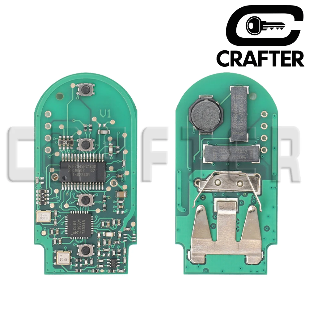مفتاح Crafters NBGIDGNG1 BMW MINI 433/868MHz ID49 رقاقة مفتاح السيارة الذكية لكوبر كلوبمان كونتري مان 2015 + BDC مع خدمة القطع