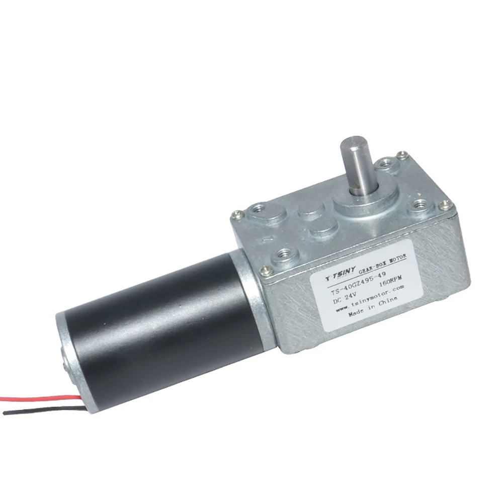 Diâmetro do eixo 8mm 8-470rpm do motor da engrenagem do worm da c.c. do motor da redução 24v da engrenagem de direção do ângulo direito diminuto opcional